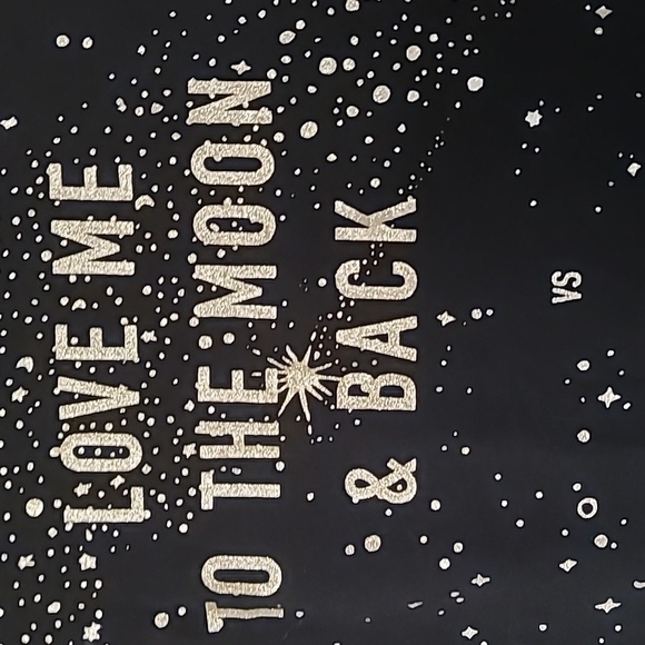 Victoria's Secret T-Shirt 'Love Me To the Moon and Back' EUC - Picture 3 of 6